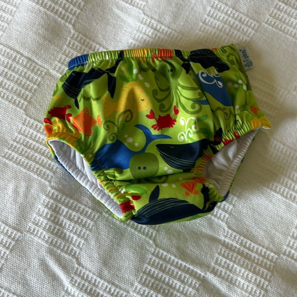 i play. by green sprouts Reusable, Eco Snap Swim Diaper with Gussets